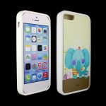 Wholesale iPhone 5C Gummy Design Case (Elephant)